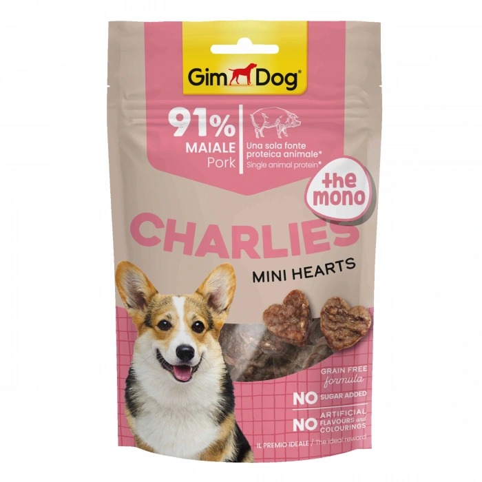 Gimdog Charlies The Mono Mini Hearts Domuz Etli Köpek Ödülü 70 Gr
