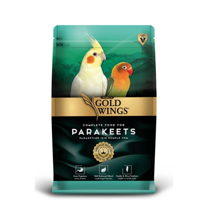 Gold Wings Premium Paraket Yemi 1 Kg