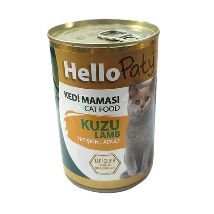 Hello Patty Kuzu Etli Yetişkin Kedi Konservesi 415 Gr