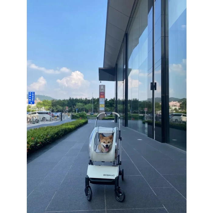 Katlanabilir Kedi Küçük ve Orta Irk Evcil Hayvan Arabası 15 Kg Kapasiteli