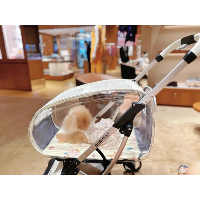 Katlanabilir Kedi Küçük ve Orta Irk Evcil Hayvan Arabası 15 Kg Kapasiteli