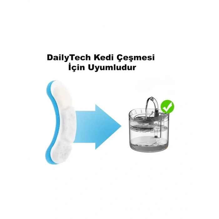 Kedi Su Pınarı – Aktif Karbon Yedek Filtre 1 AD.