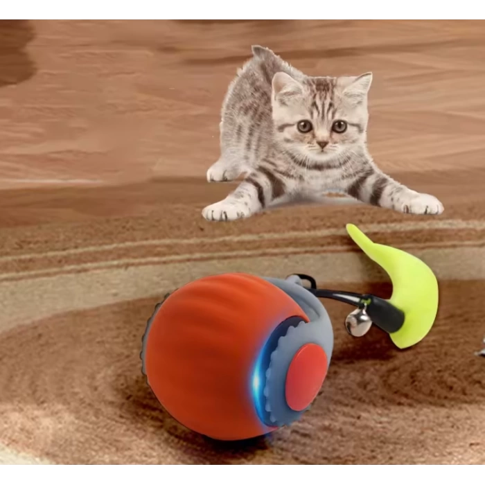 İnteraktif Akıllı Kedi Oyuncağı Usb Şarjlı 7 cm