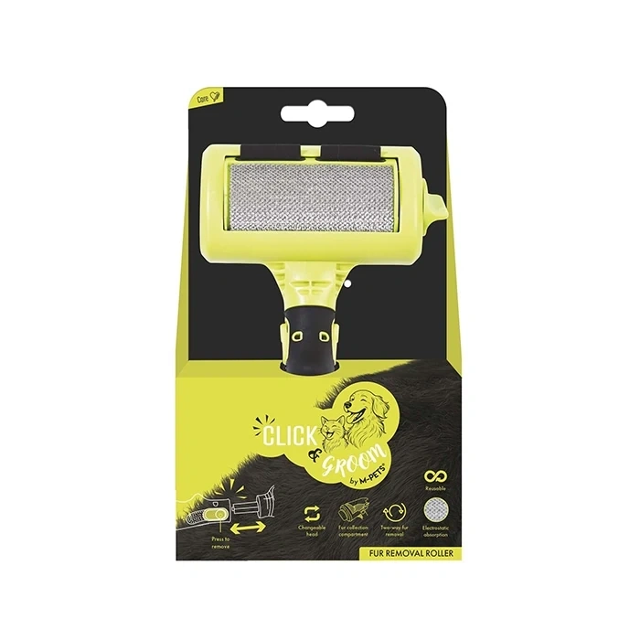 M-Pets Click And Groom Kedi ve Köpekler için Tüy Toplayıcı Rulo