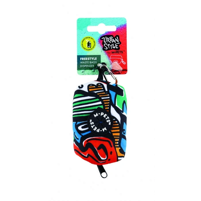 M-Pets Urban Style Freestyle Waste Bags Dispenser Çöp Torbası Çantası