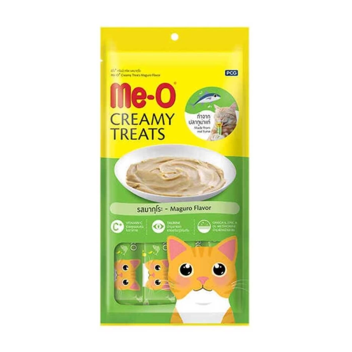 Me-O Creamy Sarı Yüzgeçli Orkinos Balıklı Sıvı Kedi Ödül Maması 4x15 Gr