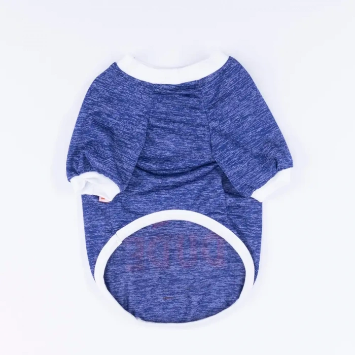 Pawstar Mavi Dude Küçük Irk Köpek Penye T-shirt