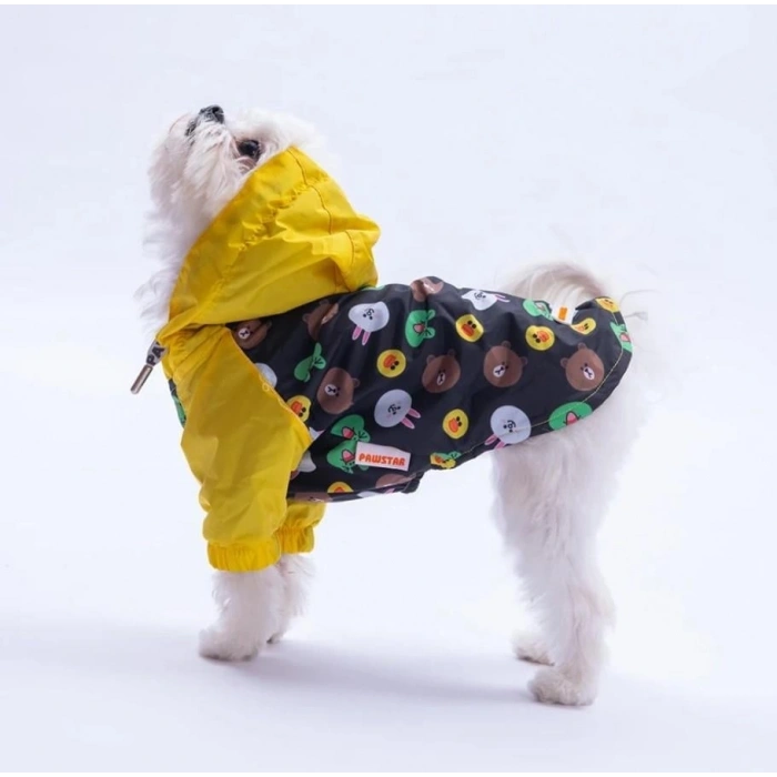 Pawstar Osaka Smile Polarlı Su Geçirmez Küçük Irk Köpek Yağmurluk