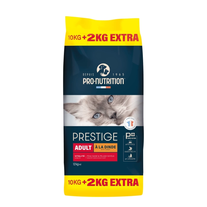 Pro Nutrition Prestige Adult Hindili Yetişkin Kedi Maması 10+2 Kg