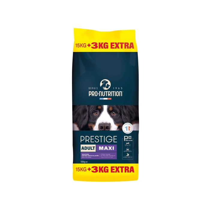 Pro Nutrition Prestige Adult Maxi Büyük Irk Yetişkin Köpek Maması 15+3 Kg