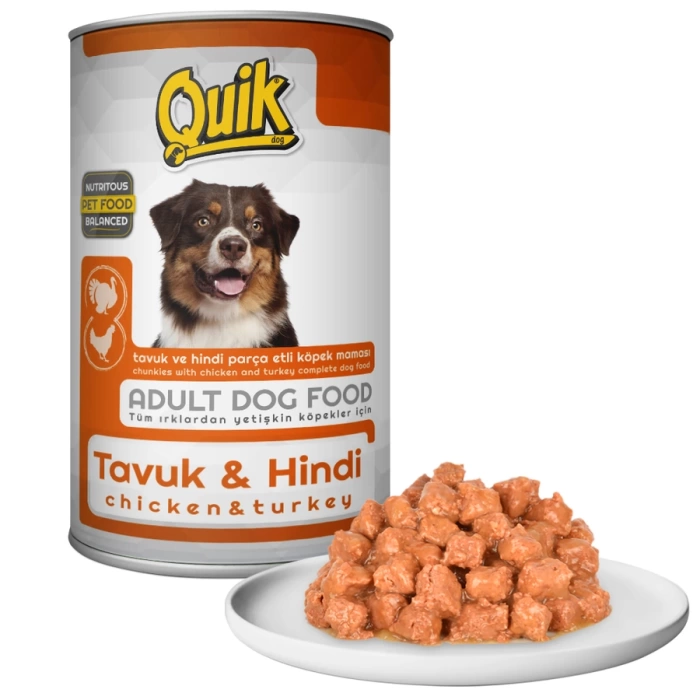 Quik Tavuk Hindi Köpek Konservesi 415 Gr