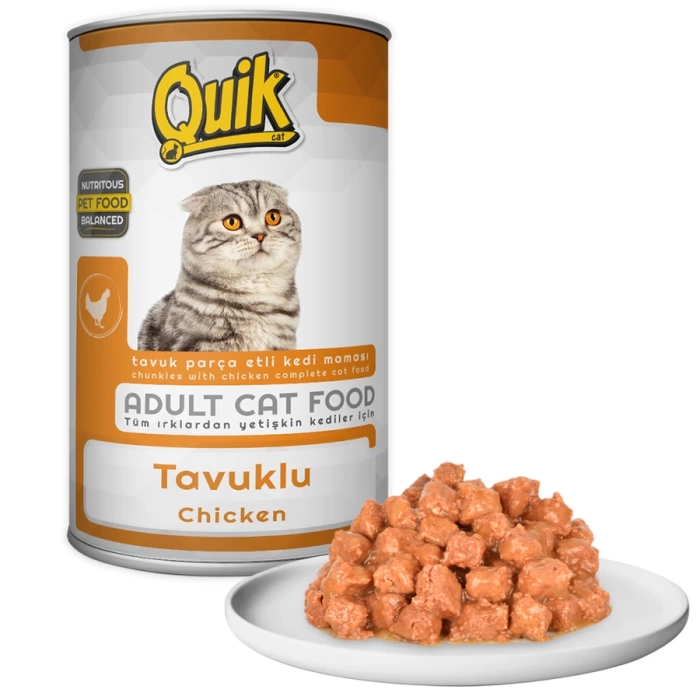 Quik Tavuklu Kedi Konservesi 415 Gr