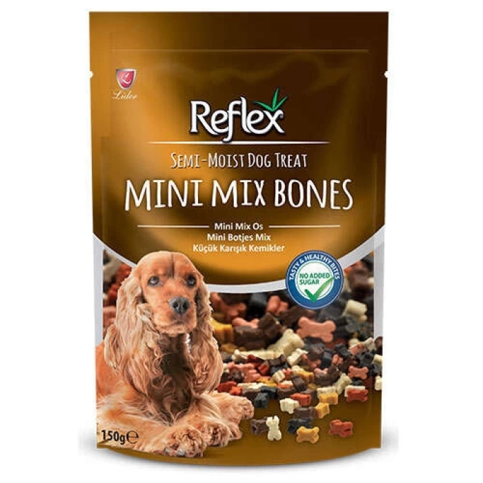 Reflex Mini Mix Bones Karışık Kemikler Küçük Irk Köpek Ödülü 150 Gr