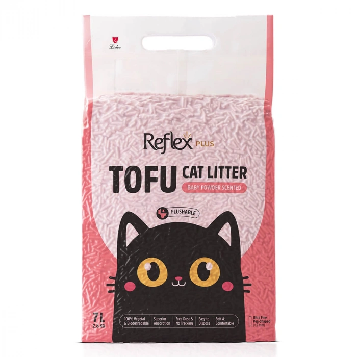 Reflex Plus Tofu Bebek Pudra Kokulu Kedi Kumu 7 Lt
