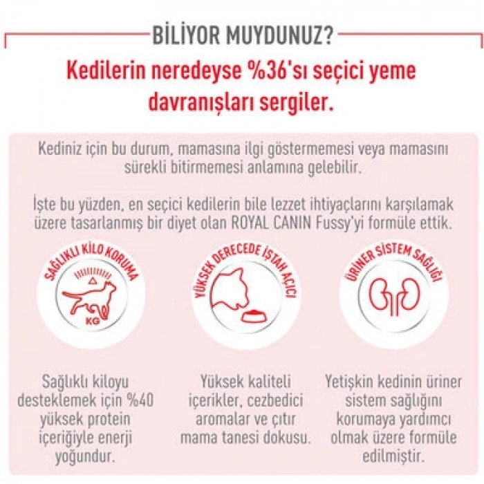 Royal Canin Fussy Exigent Seçici Kedi Maması 4 Kg