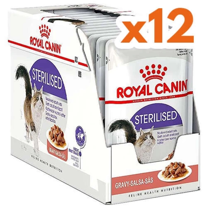 Royal Canin Gravy Sterilised Kısırlaştırılmış Yaş Kedi Maması 85 Gr - 12 Al 10 Öde