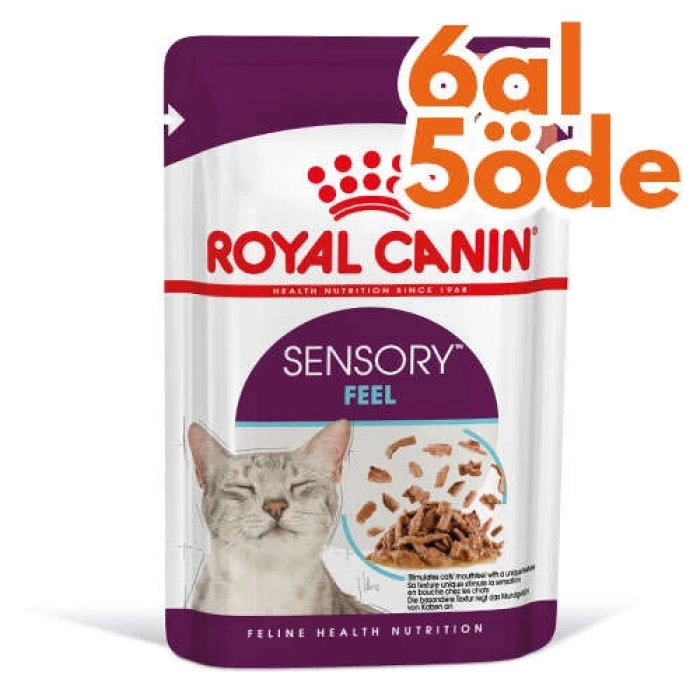 Royal Canin Sensory Feel Pouch Yaş Kedi Maması 85 Gr - 6 AL 5 ÖDE