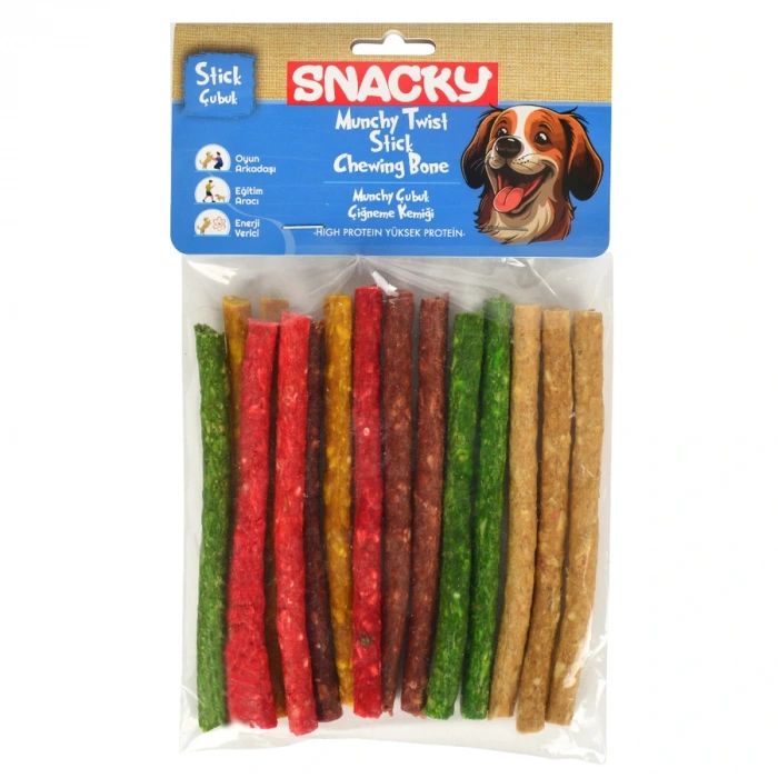 Snacky Munchy Köpek Burgu Çubuk 13 cm 15li