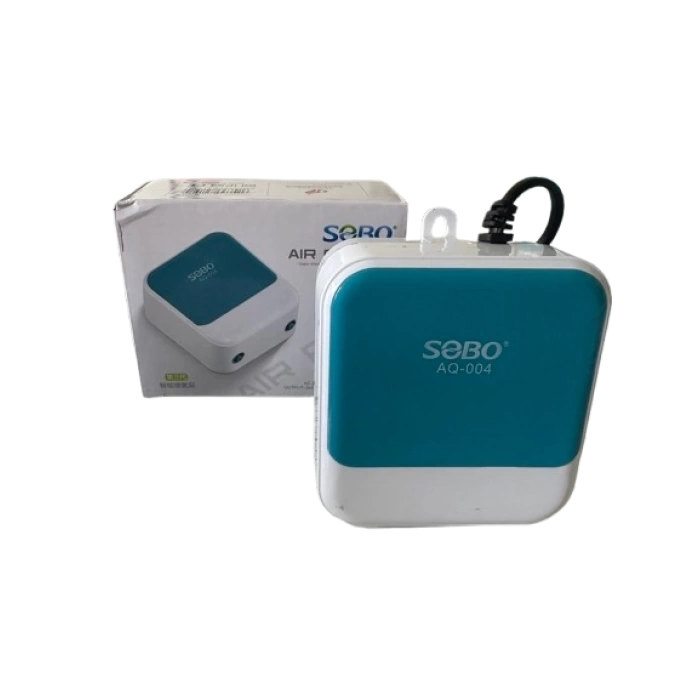 Sobo Sessiz Çift Çıkışlı Akvaryum Hava Motoru 4W. 2x3.5 Lt/dk A-Q-004