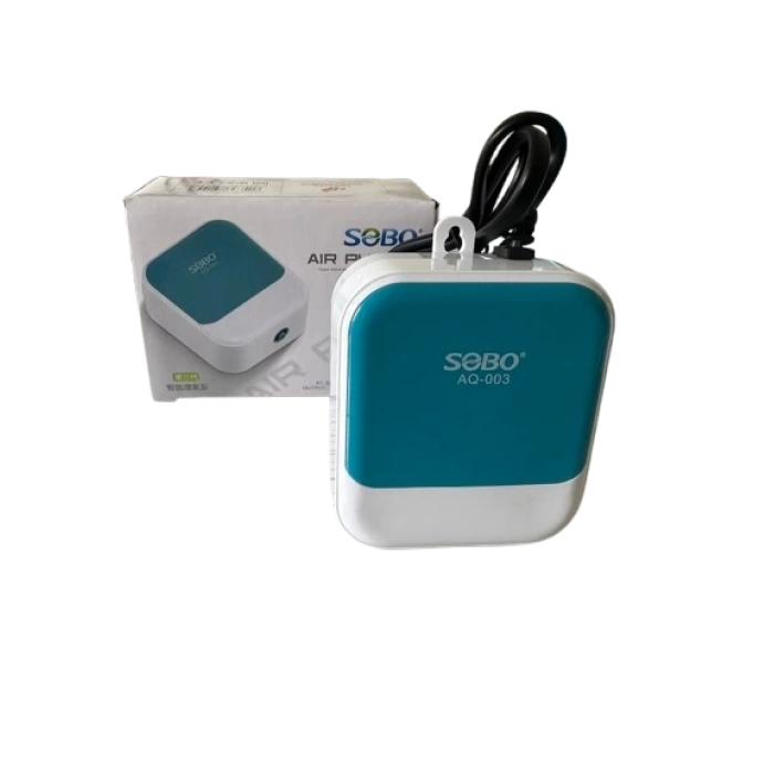 Sobo Sessiz Tek Çıkışlı Akvaryum Hava Motoru 3W. 3 Lt/dk A-Q-003