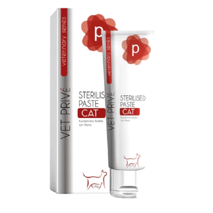 Vet Prive Sterilised Paste - Kısırlaştırılmış Kediler için Macun 100 Gr