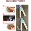 Işıklı Törpülü Evcil Hayvan Tırnak Makası Mavi