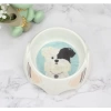Bobo Melamin Kaymaz Taban Yüz Baskılı Köpek Mama Kabı 550 ml