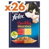 Felix Pouch Doubly Delicious Sığır Etli ve Tavuklu Yaş Kedi Maması 85 Gr - 26 AL 24 ÖDE