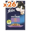 Felix Pouch Le Ghiottonerie Kuzu Etli Yaş Kedi Maması 85 Gr - 26 AL 24 ÖDE