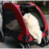 Katlanabilir Kedi Küçük Orta ve Büyük Irk Köpekler İçin Köpek Arabası 55 Kg Kapasiteli