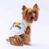 Pawstar Happy Birthday Küçük Irk Köpek Kolsuz Penye T-shirt