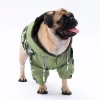 Pawstar Yeşil Dijon Polarlı Küçük Irk Köpek Yağmurluk