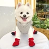 Su Geçirmez Polarlı Kışlık Köpek Ayakkabısı