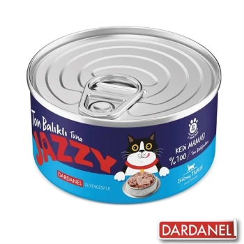 Dardanel Jazzy Ton Balıklı Kedi Konservesi 95 Gr