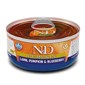 N&D Pumpkin Tahılsız Balkabak ve Kuzu Etli Kedi Konservesi 70 Gr