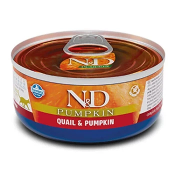 N&D Pumpkin Tahılsız Balkabaklı ve Bıldırcın Etli Kedi Konservesi 70 Gr