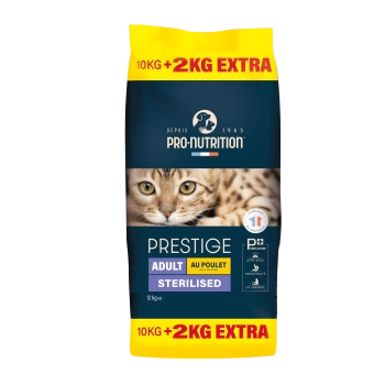 Pro Nutrition Prestige Adult Sterilised Tavuklu Kısırlaştırılmış Yetişkin Kedi Maması 10+2 Kg