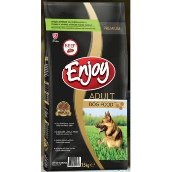 Enjoy Biftekli Yetişkin Köpek Maması 15 Kg