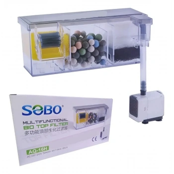 Sobo Bio Askı Filtre 4W. 400 Lt/Saat AQ-16H