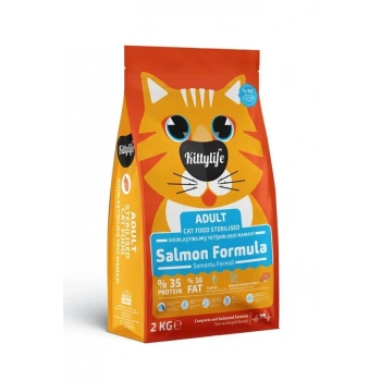 Kitty Life Somonlu Kısırlaştırılmış Kedi Maması 10 Kg