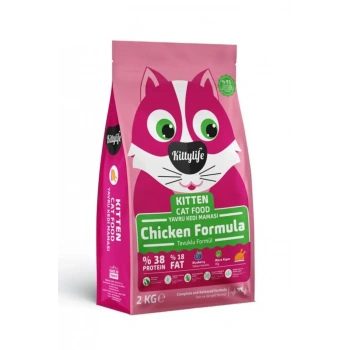 Kitty Life Tavuklu Yavru Kedi Maması 10 Kg