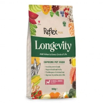 Reflex Plus Longevity Mini ve Küçük Irk Yavru Köpek Maması 900 Gr