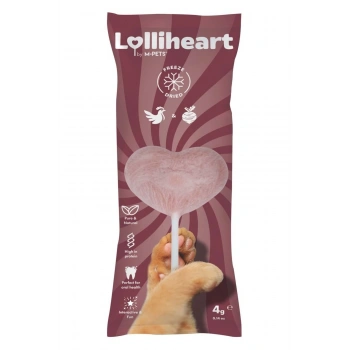 M-Pets Lolliheart Tavuklu ve Pancarlı Kedi Ödülü 4 Gr