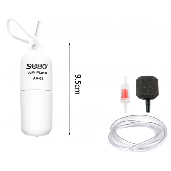 Sobo Usb Girişli Sessiz Tek Çıkışlı Mini Akvaryum Hava Motoru 1W 4LT/DAK AR-02