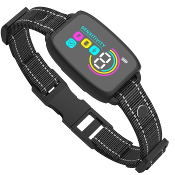 Ayarlanabilir Su Geçirmez Havlama Önleyici Köpek Eğitim Tasması Usb Şarjlı 0-68 Cm