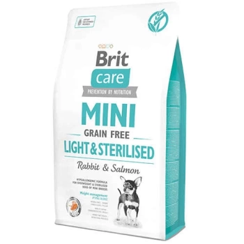 Brit Care Mini Light Kısırlaştırılmış Tavşan Somon Küçük Irk Tahılsız Köpek Maması 2 Kg