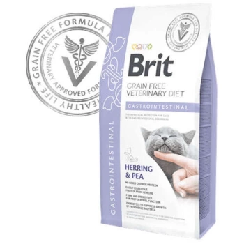 Brit Veterinary Diets Gastrointestinal Tahılsız Ringa Balıklı Kedi Maması 2 Kg