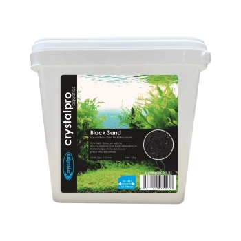 Crystalpro Black Sand 12 Kg Siyah Akvaryum Kumu Tatlısu Bitkili ve Tuzlu Su Akvaryumları İçin