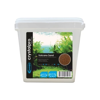 Crystalpro Volcano Sand 12 Kg - Ince Lav Kırığı Bitkili Akvaryum Kumu - 1-3 mm