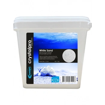 Crystalpro White Sand 12 Kg - Beyaz Akvaryum Kumu Kalsiyum Karbonatlı Akvaryum Kumu